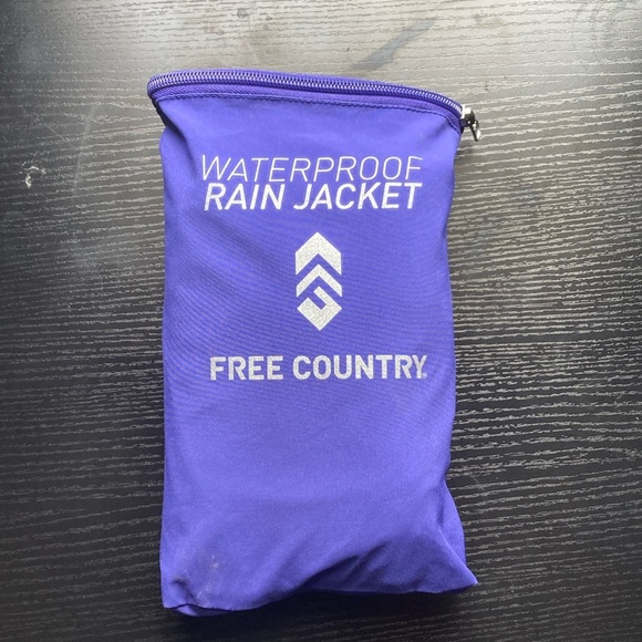 Free Country Purple Waterproof‎ Rain Jacket NWOT - Picture 2 of 6
